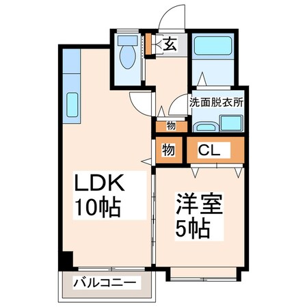 ヘルメス壱番館の物件間取画像